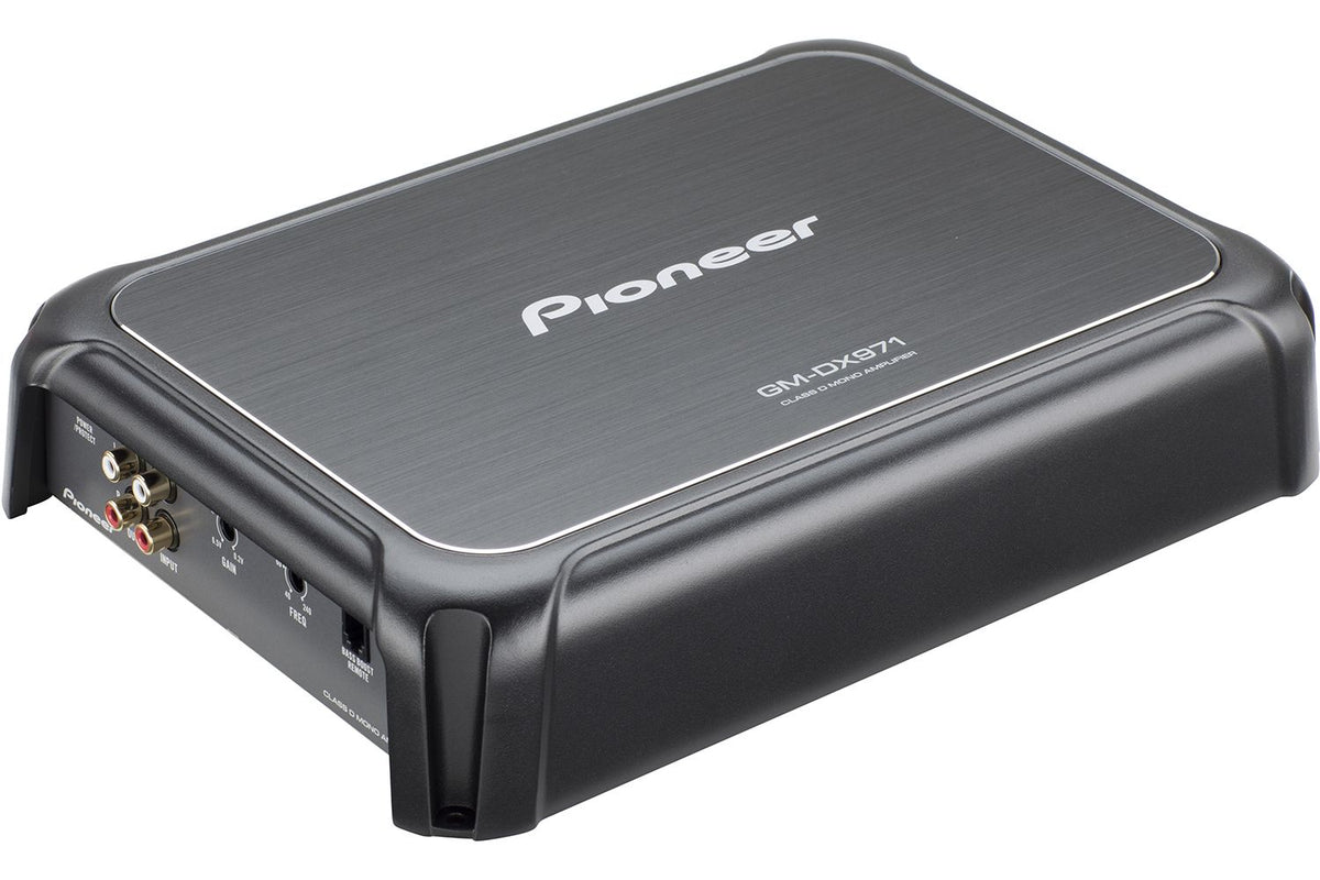 Pioneer GM-DX971 Mono Subwoofer Amplifier - 1,200 Watts RMS Class D with Wired Bass Boost Remote — view 1