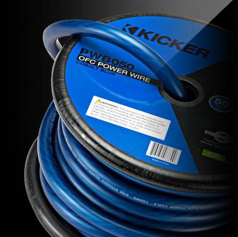 Kicker PWB050 1/0AWG 50ft Power Wire - Blue — view 4