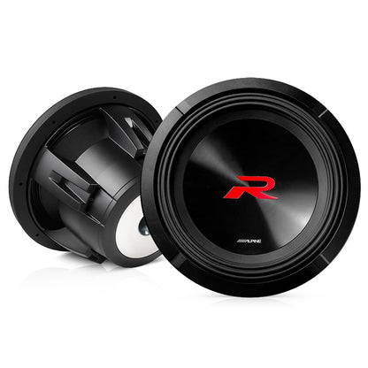 Alpine R2-W10D4 Next-Generation 10-inch (25cm) R-Series Subwoofer with Dual 4-Ohm Voice Coils