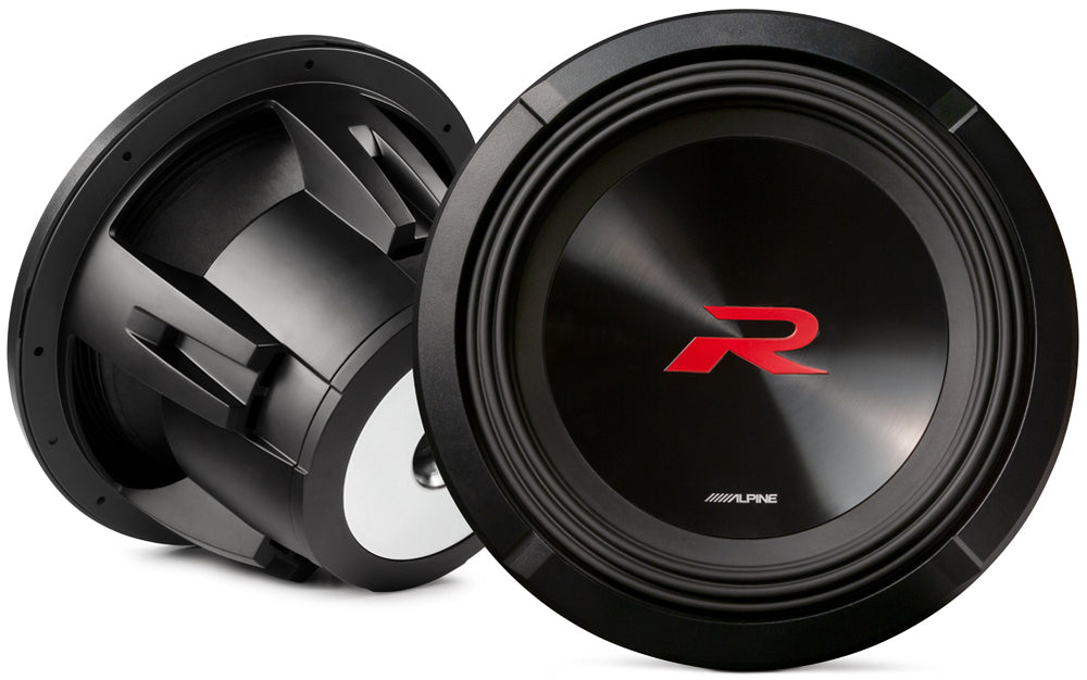 Alpine R2-W12D4 NEXT-GENERATION 12 INCH R-SERIES SUBWOOFER WITH DUAL 4-Ohm VOICE COILS — view 1