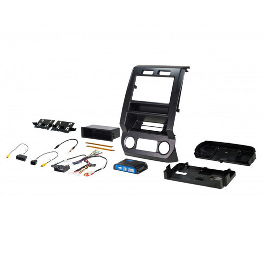PAC RPK4-FD2201 Integrated Radio Replacement Dash Kit with Climate and Steering Wheel Controls for Select Ford F-Series Trucks — view 2
