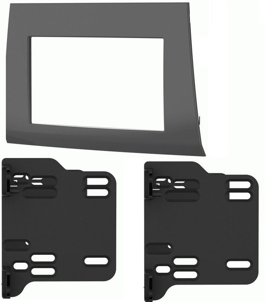 Metra 95-6556G Double DIN Dash Kit for 2006-2007 Jeep Commander (without factory navigation) - Gray — view 2