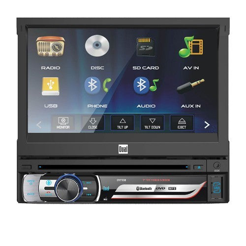 Dual 7″ AV DVD Receiver – DV715B — view 3