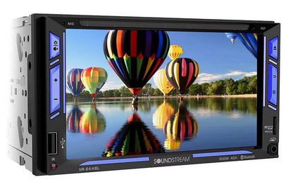 Soundstream VR-64HBL 6.2” 2-DIN DVD/CD Touchscreen Headunit w/ Bluetooth & Phone — view 4
