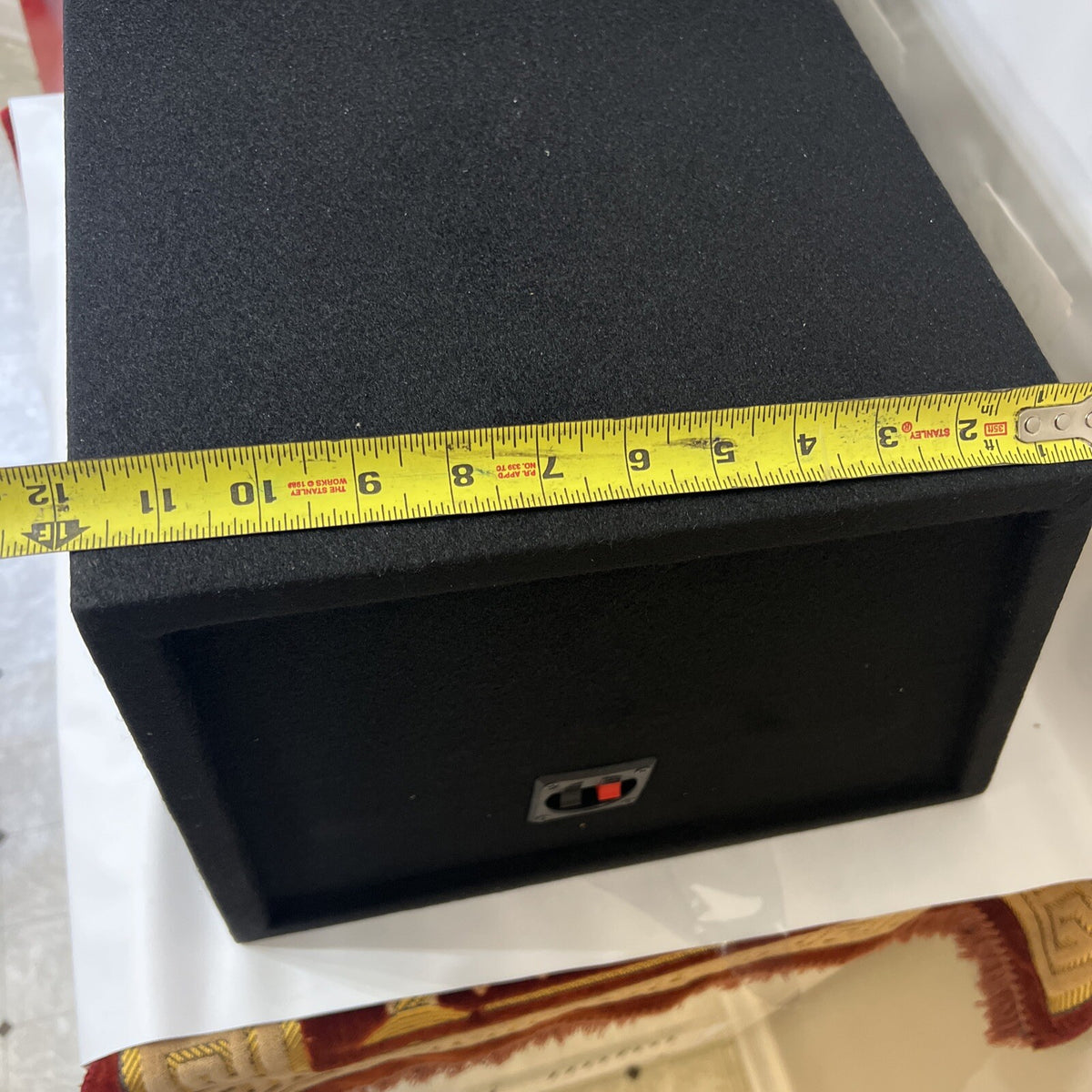Metra TCBX-212 12" Dual Sealed Subwoofer Enclosure - Charcoal — view 2