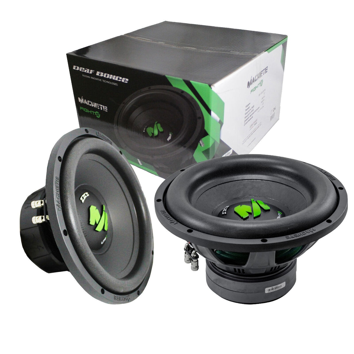 Deaf Bonce MF-12S-D4 Machete MF-12S D4 12" 1600W MAX Subwoofer — view 2