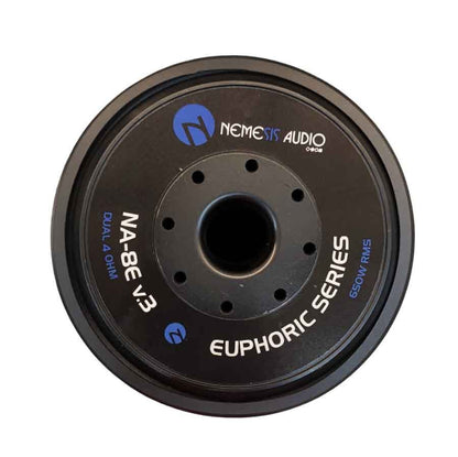Nemesis Audio NA-8E-V.3-D4 NA-8E V.3 D4 8" 650W RMS Dual 4-Ohm Voice Coil DVC Car Subwoofer — view 2