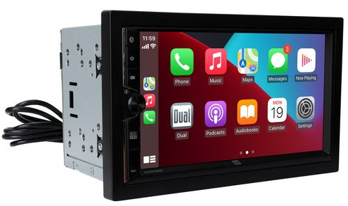 Dual Electronics 7″ Media Receiver with Wireless Android Auto & Apple CarPlay – DCPA723W — view 1
