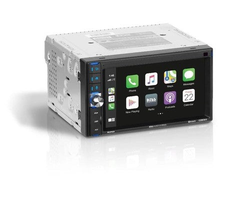 BOSS Audio Systems BCP62-RC Car Stereo - Apple CarPlay, Double Din, 6.2 Inch Capacitive Touchscreen, Bluetooth, No CD DVD Player, AM/FM Radio Receiver, Backup Camera — view 2