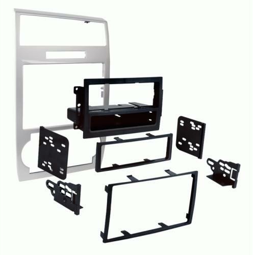 Metra 99-6519B Single/Double DIN Installation Dash Kit for 2005-2007 Dodge Charger and Magnum (Matte Black) — view 2