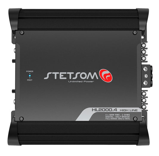 Stetsom HL2000.4 HL 2000.4 Digital Amplifier 4 Channels Full Range Class D 2k RMS