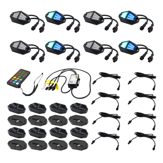 Stinger SPXDK8 enLIGHT10 8-Way Expandable Dynamic RGB Rock Light Kit — view 1