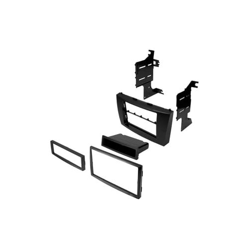 American International TOYK980 Double DIN Black Stereo Dash Kit with Single and Double DIN Trim Rings and Pocket for 2007-2011 Toyota Camry — view 1