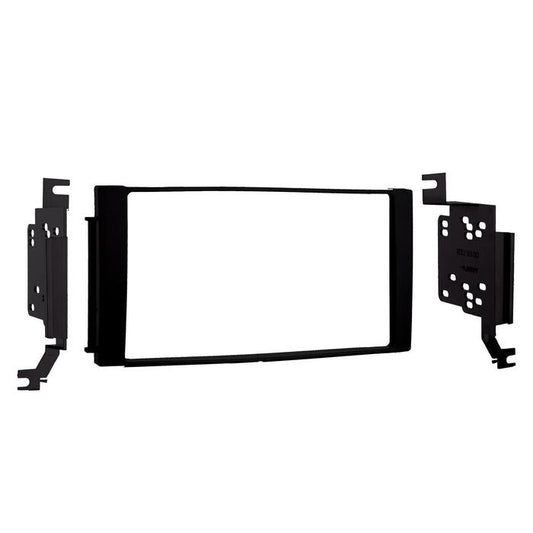 Metra 95-7325B Double DIN Dash Kit for Select 2007-2012 Hyundai Santa Fe Vehicles (Black) — view 2