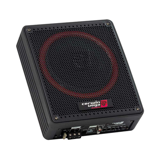Cerwin-Vega VRAD10 10” Active Slim Subwoofer Enclosure with Passive Radiator — view 1