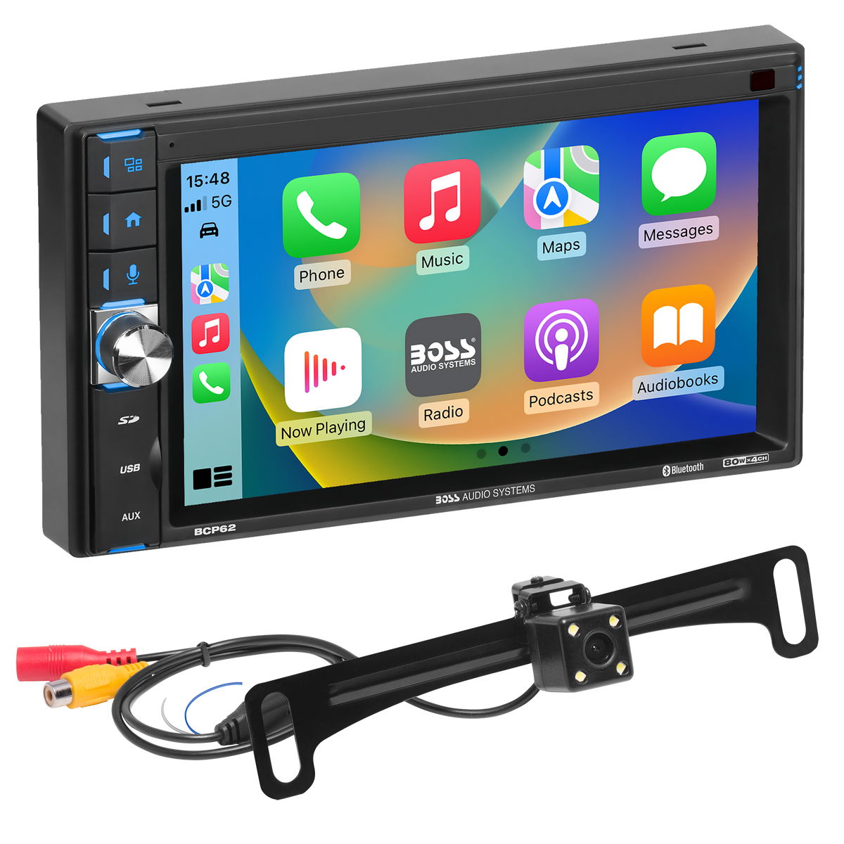 BOSS Audio Systems BCP62-RC Car Stereo - Apple Car