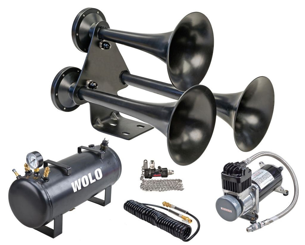 Wolo 838 Cannon Ball Express® 24-Volt 152 Decibels 307/347/440 Hz - Train Horns — view 3
