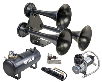 Wolo 838 Cannon Ball Express® 24-Volt 152 Decibels 307/347/440 Hz - Train Horns — view 3