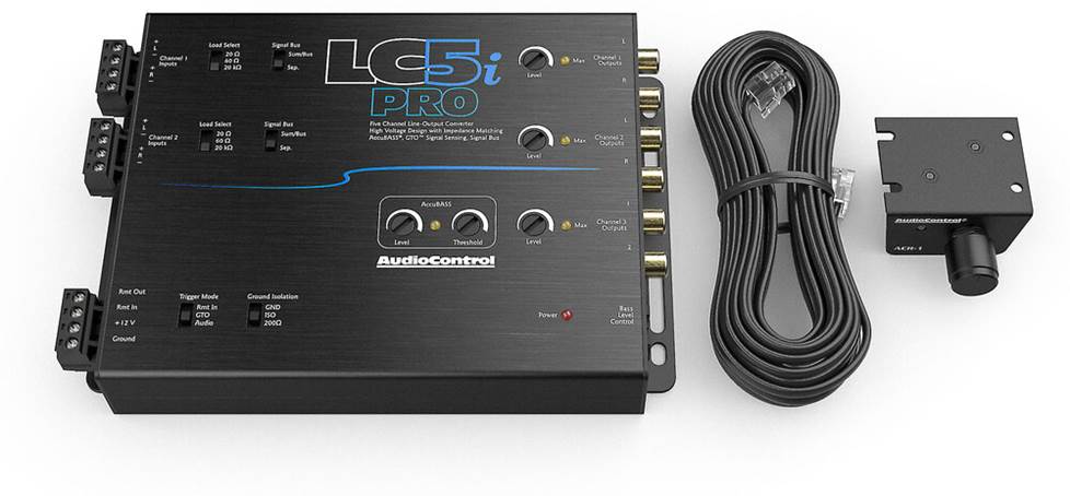 AudioControl LC5IPRO 5-Channel Active Line Output Converter with AccuBASS and Subwoofer Control — view 4