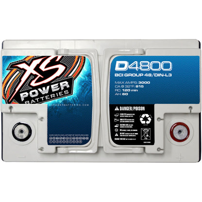 XS Power D4800 Group 48 12V AGM Battery — view 3