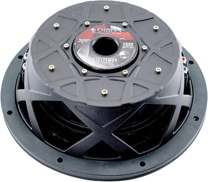 Orion XTR Series XTR12SWD4 12-Inch 2000W Max / 500W RMS Dual 4 Ohm Shallow Mount Car Subwoofer — view 1