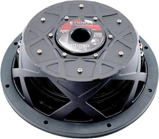 Orion XTR Series XTR12SWD4 12-Inch 2000W Max / 500W RMS Dual 4 Ohm Shallow Mount Car Subwoofer — view 1